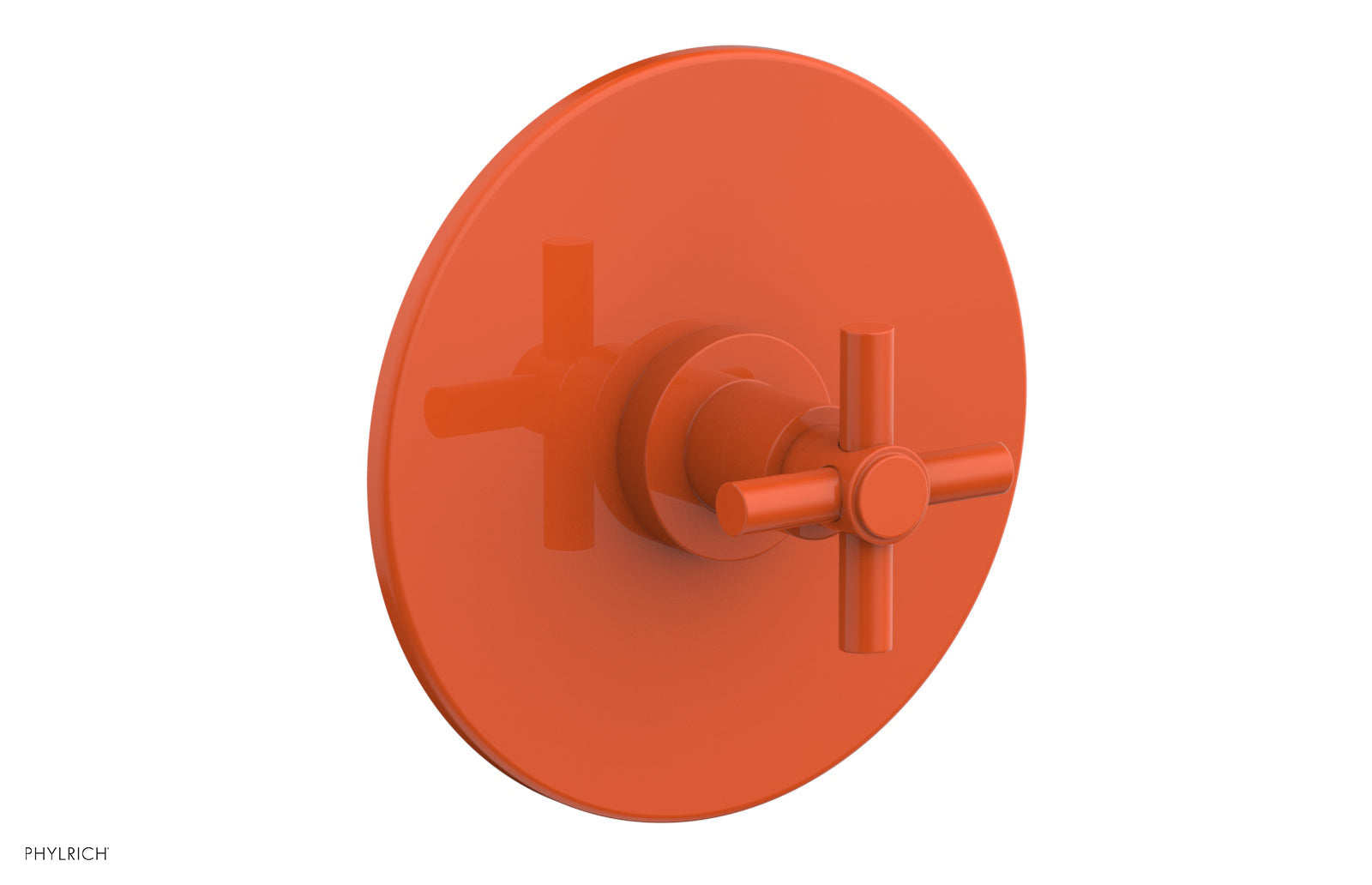 BASIC 1/2 Thermostatic Shower Trim with Tubular Cross Handle DTH134 - Perfect for Bathroom Renovation & Modern Shower Systems