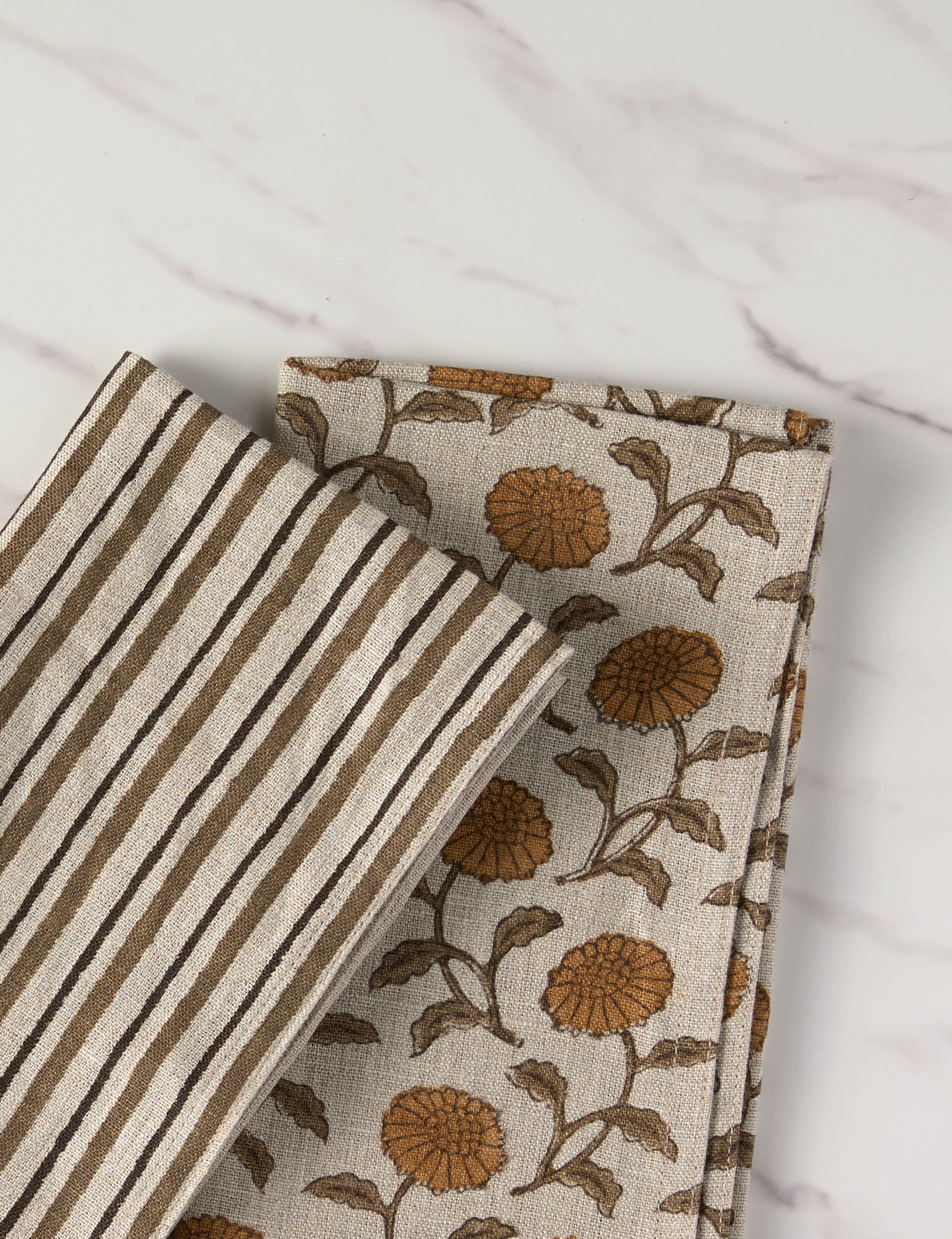 Premium Dori Linen Napkins Set of 4 - 100% Natural Flax Fabric Dinner Napkins for Formal Dining, Parties & Everyday Use - Eco-Friendly Table Linens for Restaurants, Weddings & Home Decor