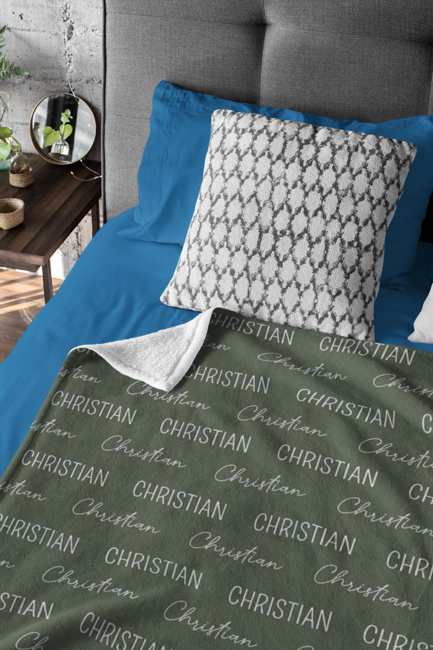 Personalized Baby Blanket with Name - Custom Newborn Gift for Boys & Girls, Birthday & Baby Shower Present - Soft & Cozy Blanket for Nursery, Stroller & Travel