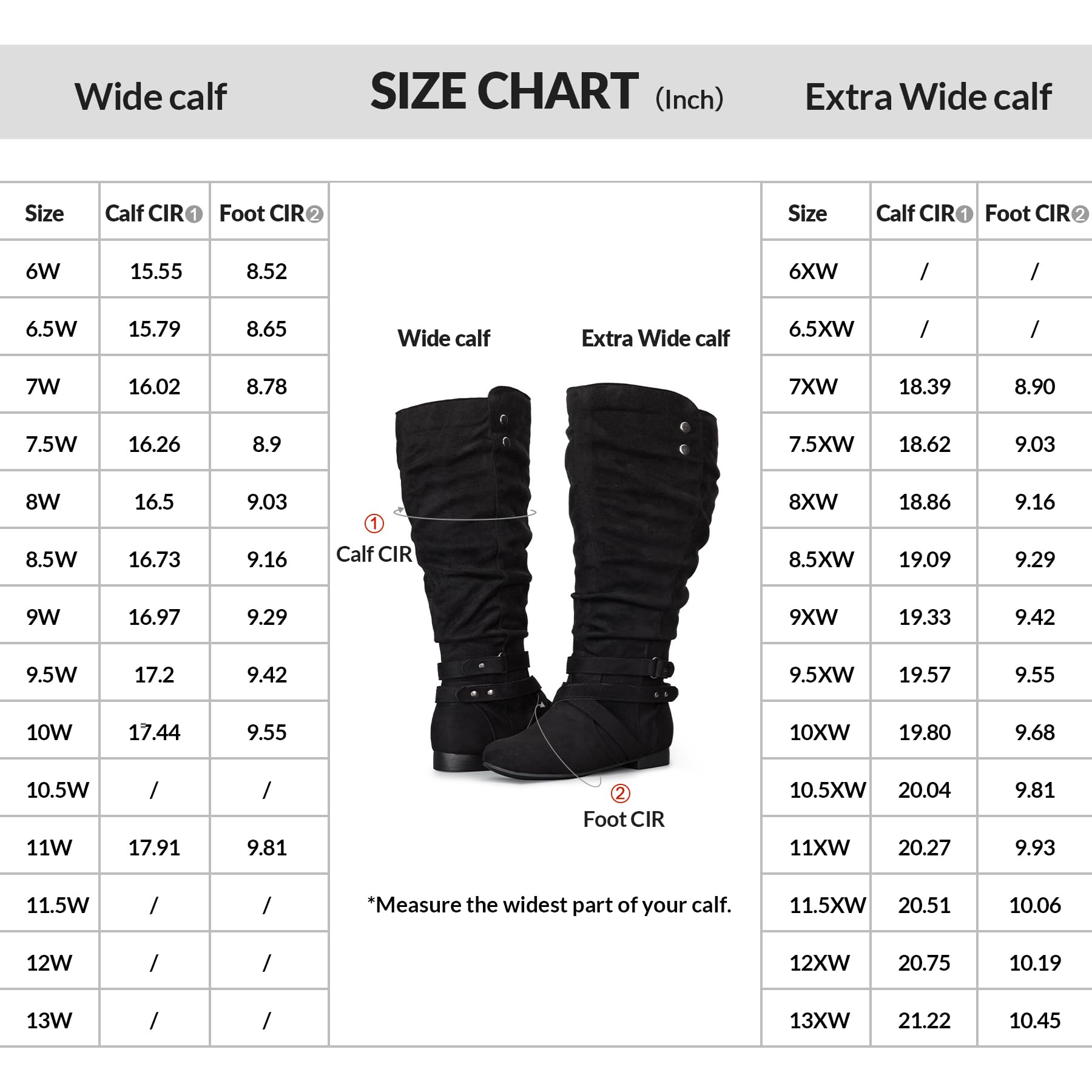 Mysoft Women's Wide & Extra Wide Calf Knee High Boots - Flat Heel Tall Boots with Side Zippers for Comfortable All-Day Wear - Perfect for Work, Office & Winter Fashion