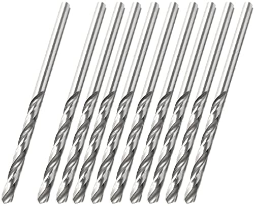 Auniwaig 1.1mm HSS Twist Drill Bit Set - 10pcs High Speed Steel Jobber Drill Bits for Steel & Aluminum Alloy - Perfect for Metalworking, DIY Projects, and Home Repairs