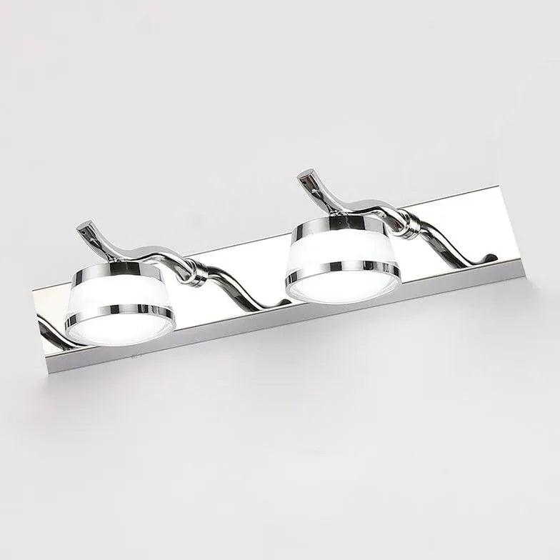 Stainless Steel Vanity Bathroom Wall Lights - Modern LED Mirror Lighting for Bathroom, Bedroom & Dressing Room - Waterproof & Energy Efficient (Brushed Nickel)