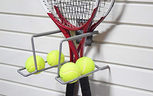 Steel Ball Holder Wall Mount - Space Saving Wall Storage Rack for Basketball, Volleyball & Soccer Balls | Perfect for Garage, Playroom & Sports Equipment Organization