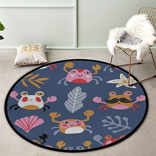 Cartoon Style Cute Crabs