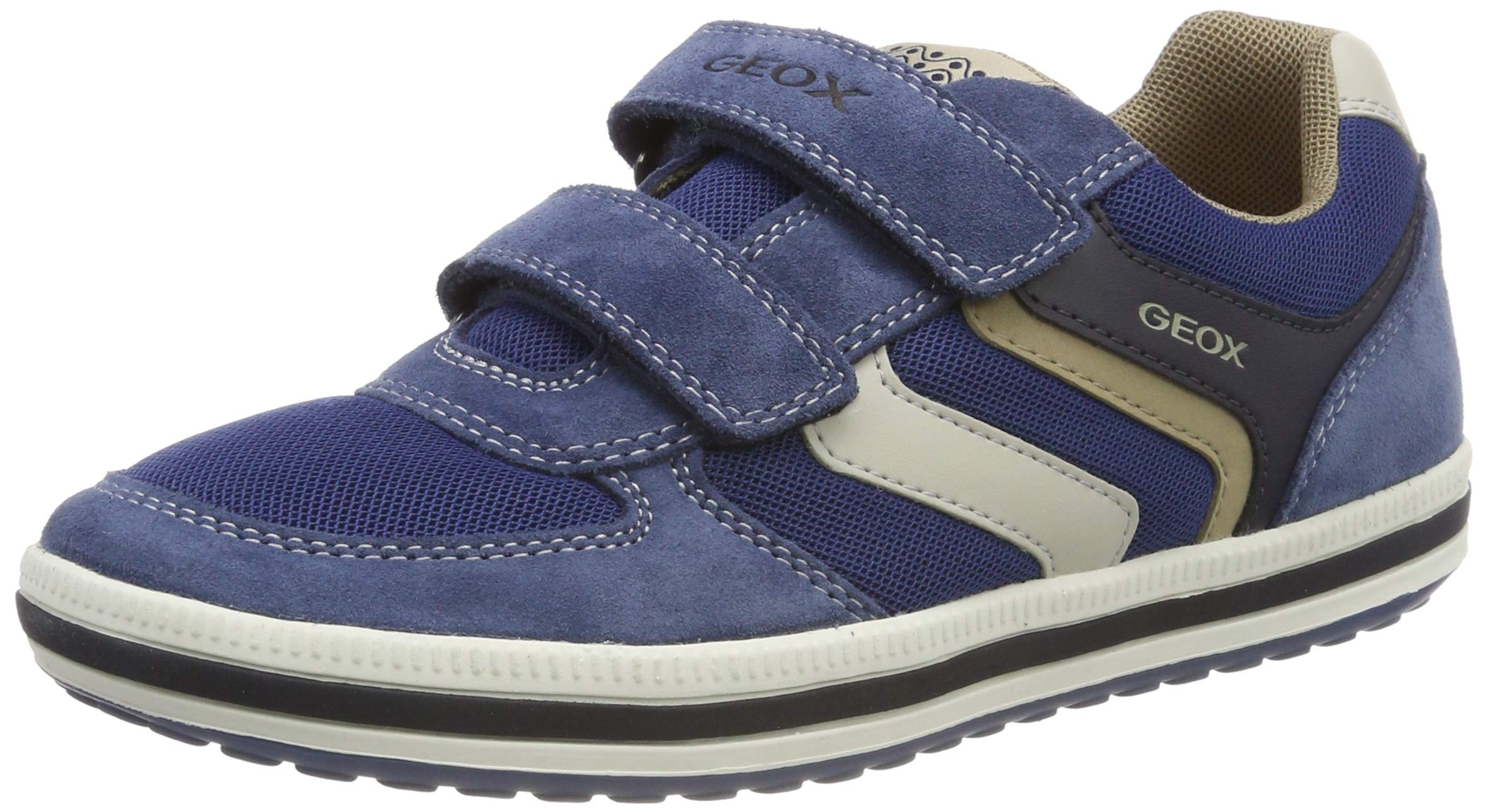 Geox Unisex-Child Vita 32 Velcro Sneakers - Breathable Kids Walking Shoes for School & Outdoor Play | Lightweight Comfortable Footwear for Boys & Girls