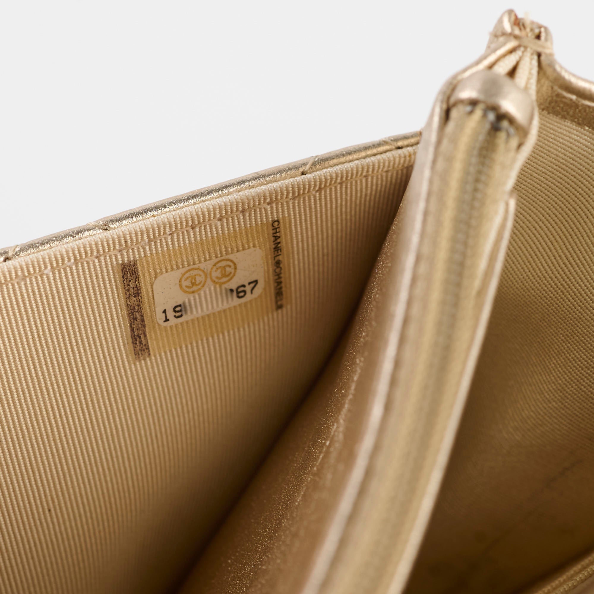 Chanel Metallic Wallet On Chain Gold - Luxury Crossbody Bag for Women, Perfect for Parties, Date Nights & Special Occasions