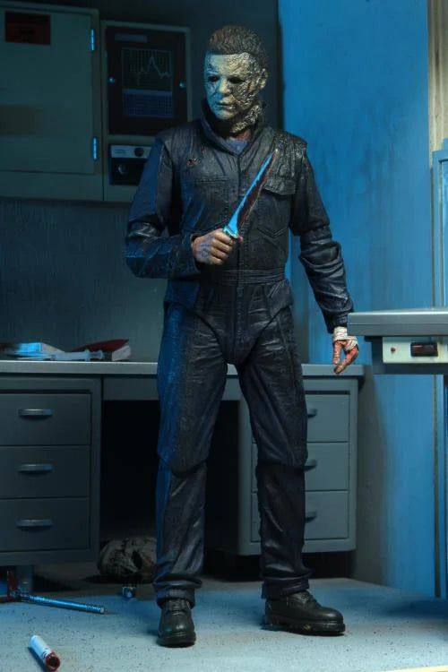 Halloween Kills Ultimate Michael Myers Action Figure - Collectible Horror Movie Character for Halloween Decor & Horror Fans Collection