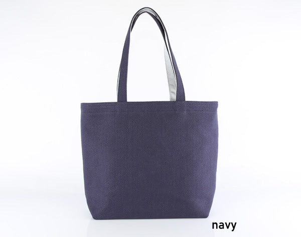 Premium Japanese Canvas Tote Bag - Matsuemon Navy Blue Eco-Friendly Shopper Bag for Work, Travel & Grocery Shopping