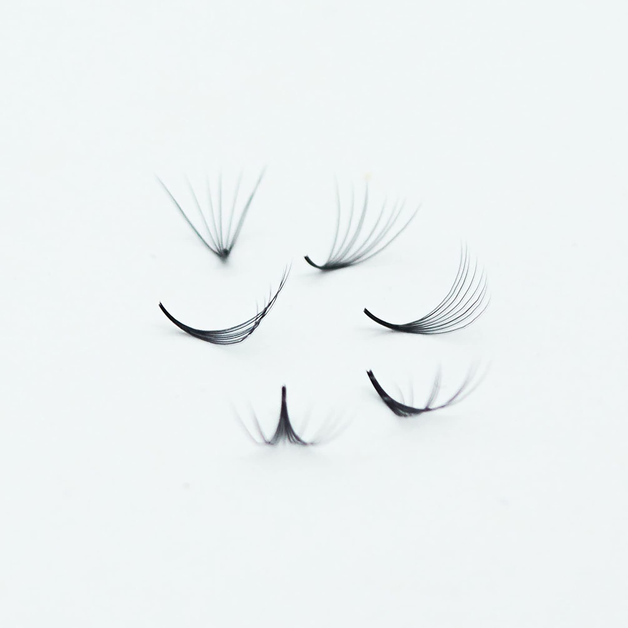 Premium 1000 Handmade Eyelash Extension Fans - 3D to 10D Multi-Length Lashes (8D Curl C, 12mm) for Volume Lash Sets - Perfect for Salon Professionals & DIY Lash Artists