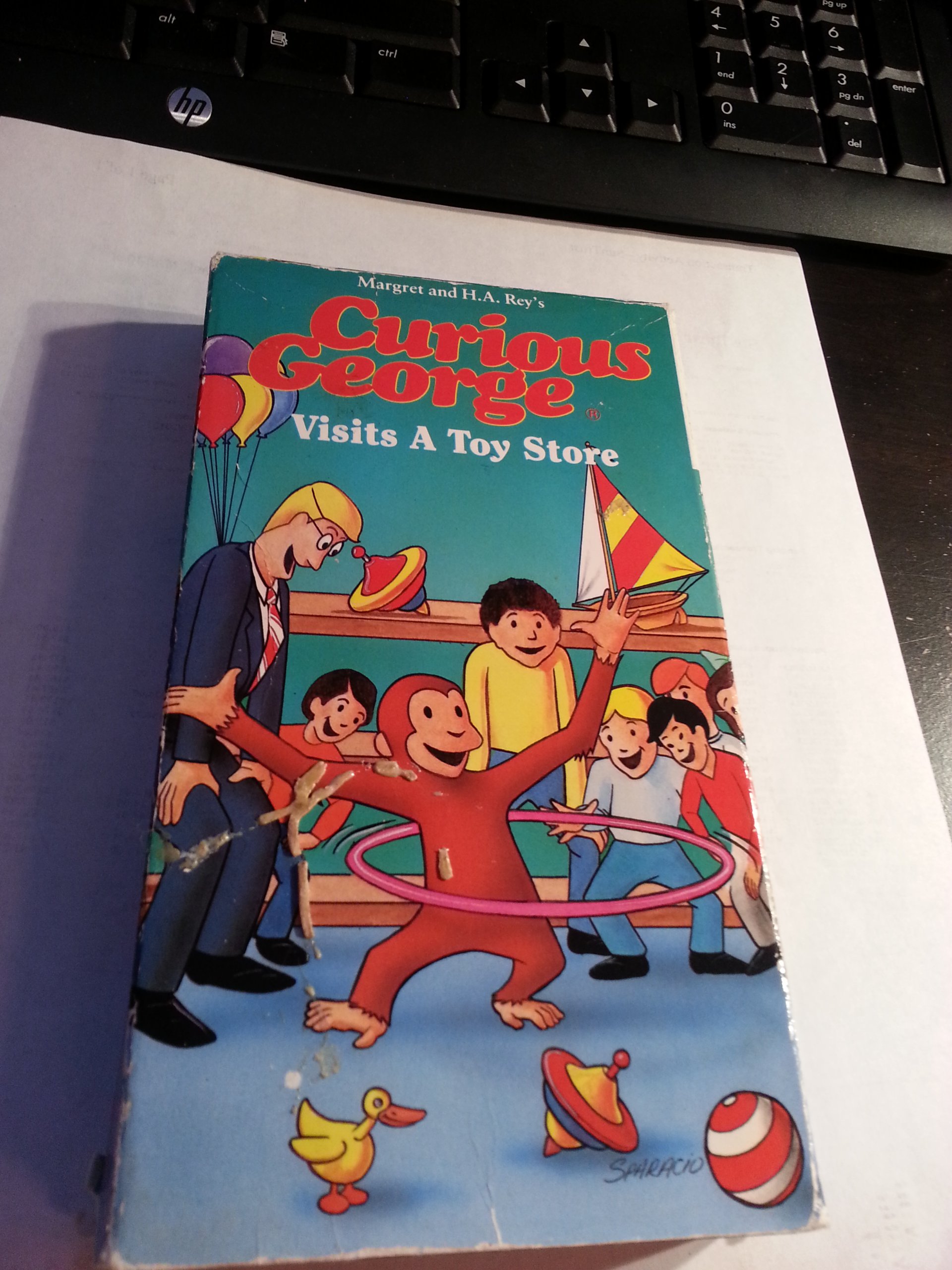 Curious George Visits a Toy Store - Classic Children's VHS for Kids' Playtime & Storytime Adventures