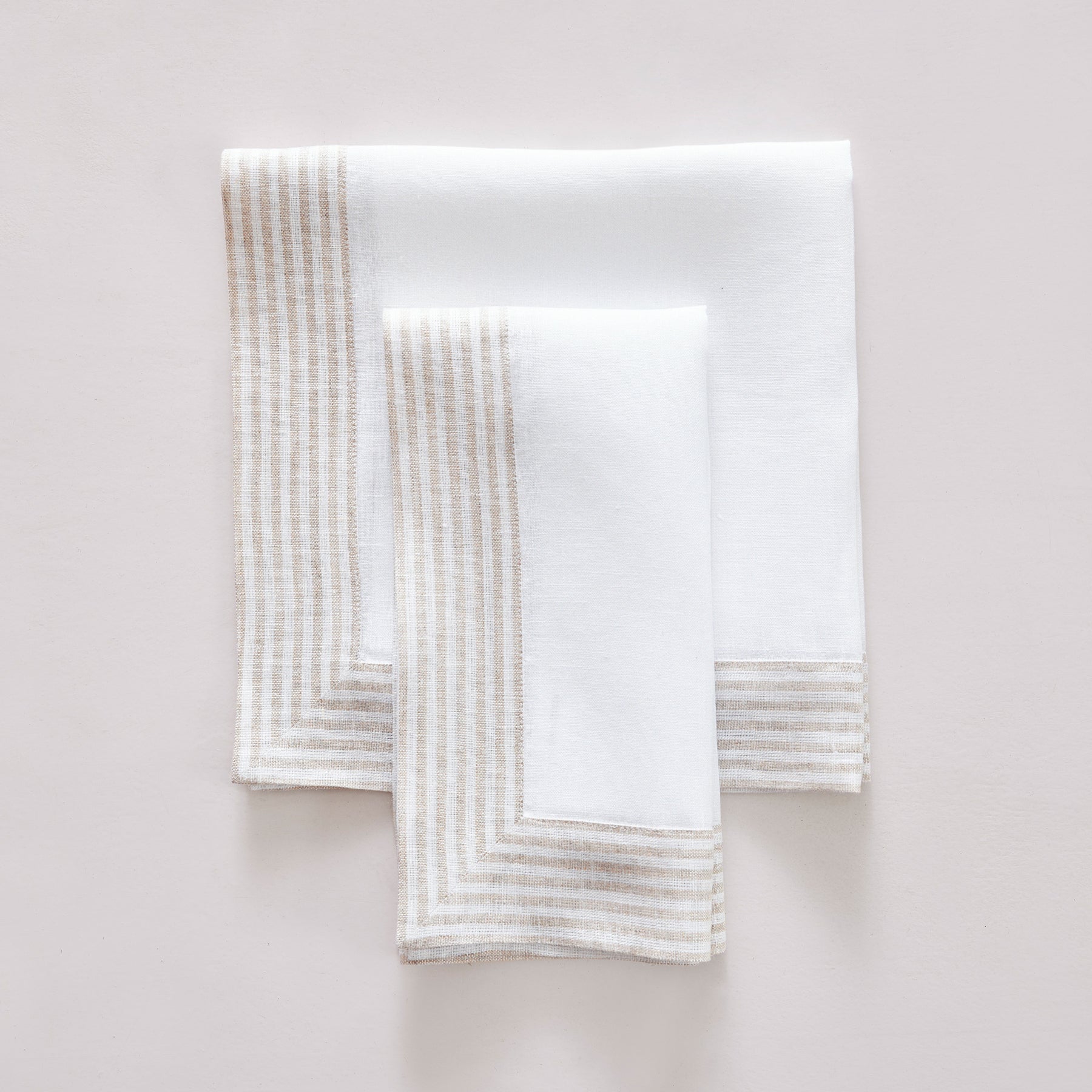 Premium Lucca Napkins - Set of 4 Soft Cotton Dinner Napkins for Formal Dining, Parties & Everyday Use