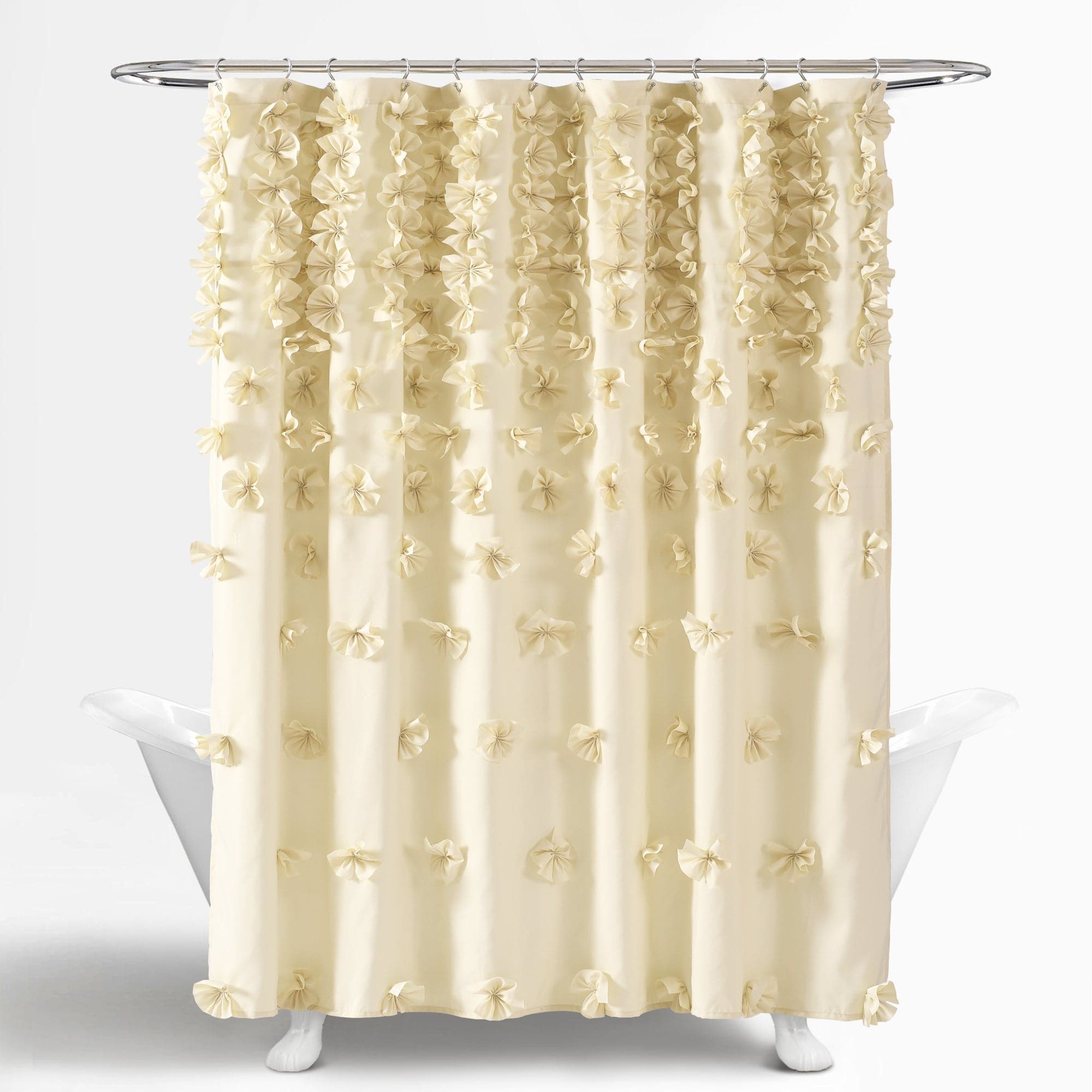 Stylish Riley Shower Curtain - Waterproof Bathroom Decor for Modern Homes | Perfect for Bathroom, Dorm, Apartment & Hotel Use