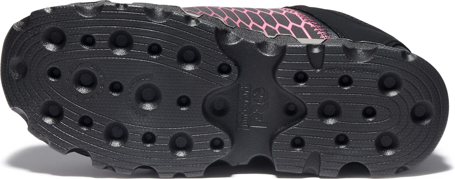 Timberland PRO Women's Powertrain Sport Alloy Safety Toe Work Shoes - Lightweight Industrial Athletic Footwear for Construction, Warehouse & Nursing Professionals