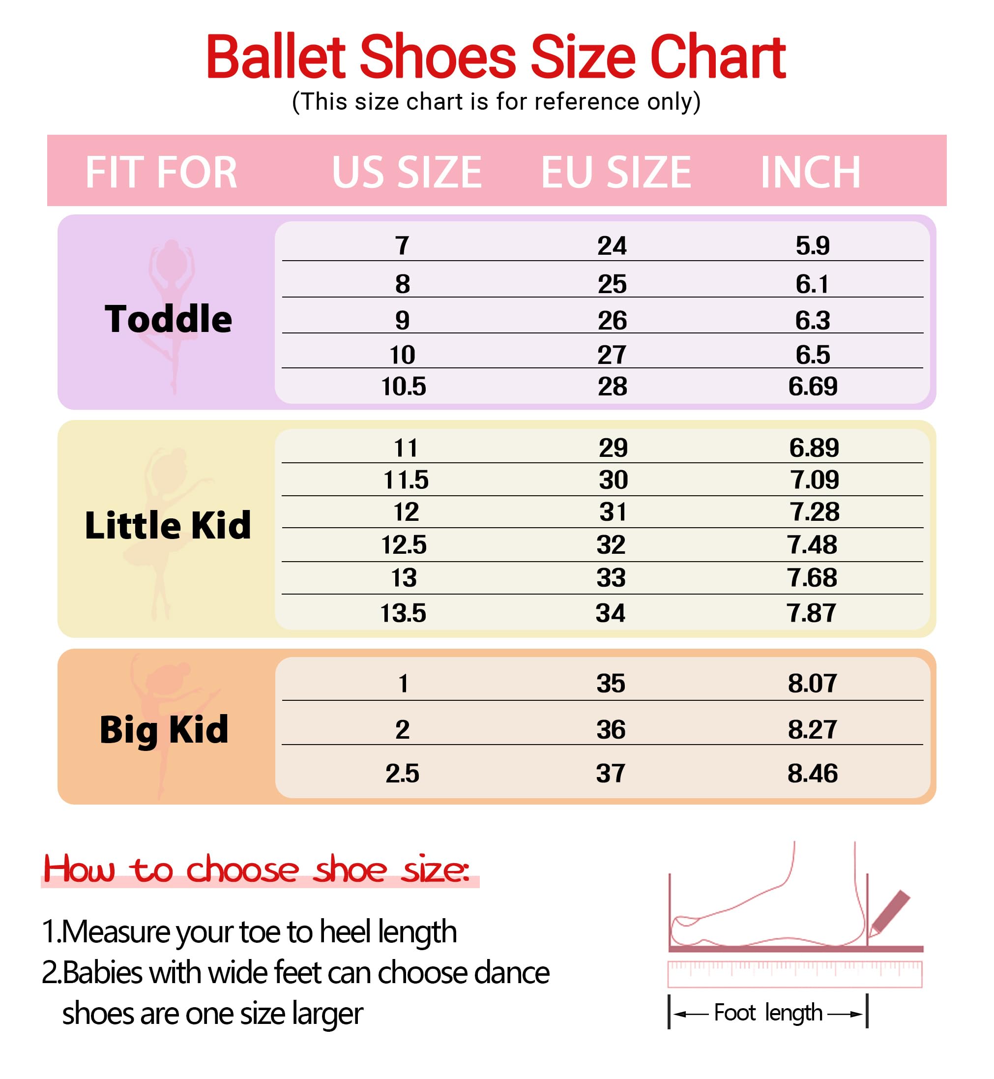 WYHDY Girls Ballet Shoes - Split Sole Glitter Dance Flats for Toddlers & Kids | Perfect for Ballet Class, Recitals & Dance Performances