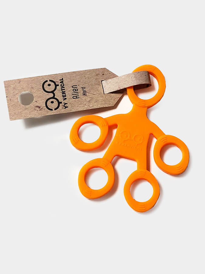 Vertical Alien Finger Resistance Trainer - 2 Pack for Hand Grip Strength & Finger Dexterity - Perfect for Rock Climbing, Piano Playing & Physical Therapy