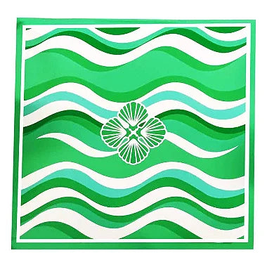 White Waves Swim Sarong Pareo Cover Up - Lightweight Beach Wrap for Women, Quick-Dry Swimwear Cover, Tropical Vacation Accessory | Perfect for Poolside, Beach Trips & Summer Getaways