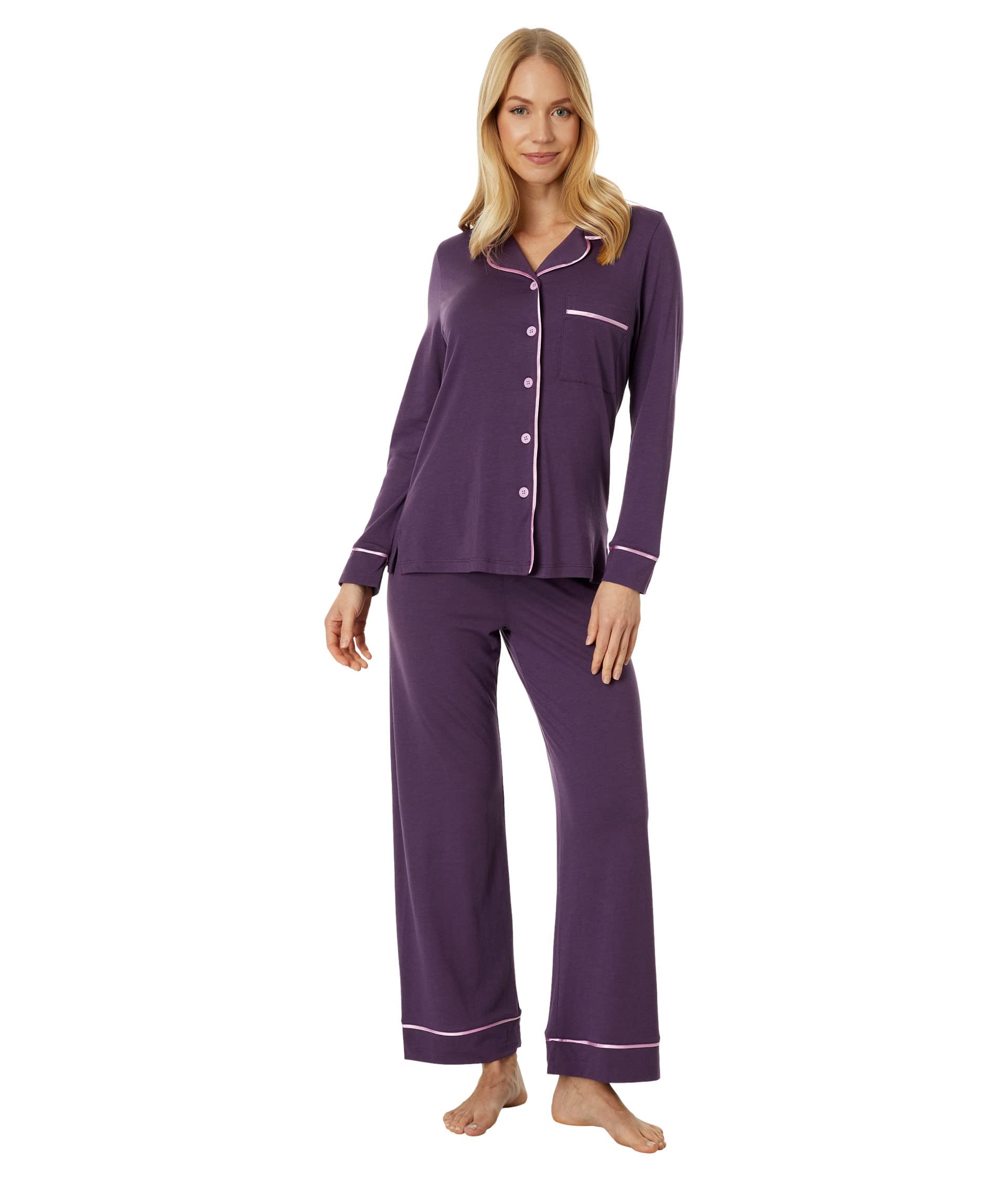 Cosabella Women's Bella Petite Long Sleeve Pajama Set - Soft Cotton Sleepwear for Women, Comfortable Loungewear for Relaxing at Home or Sleeping