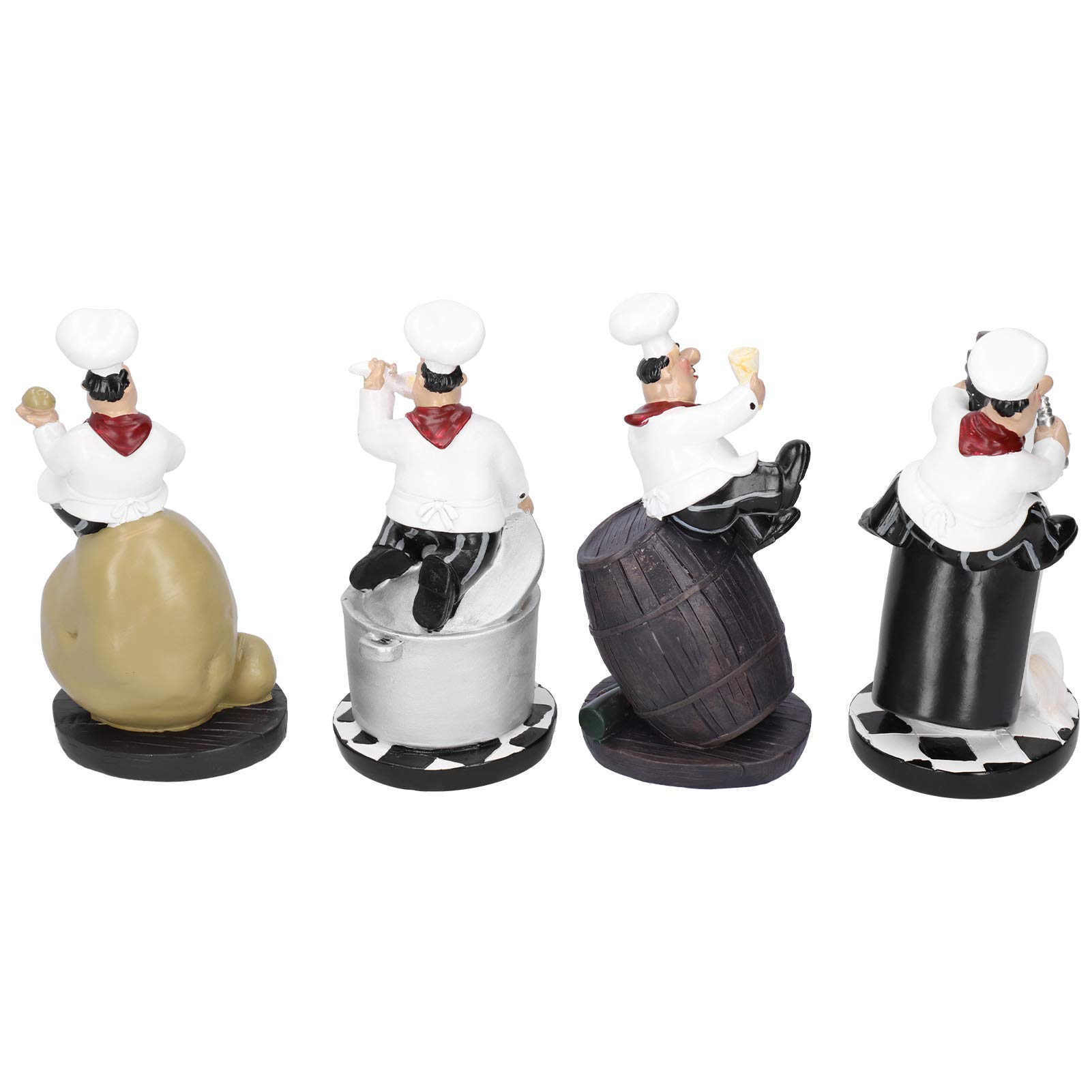 Premium Chef Figurine Statue - Durable Potato Chef Decor for Kitchen & Home Bar - Perfect for Wine Display, Restaurant Decor, and Gift Giving