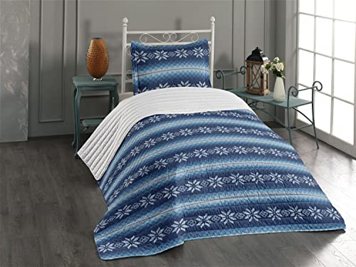 Blue and White