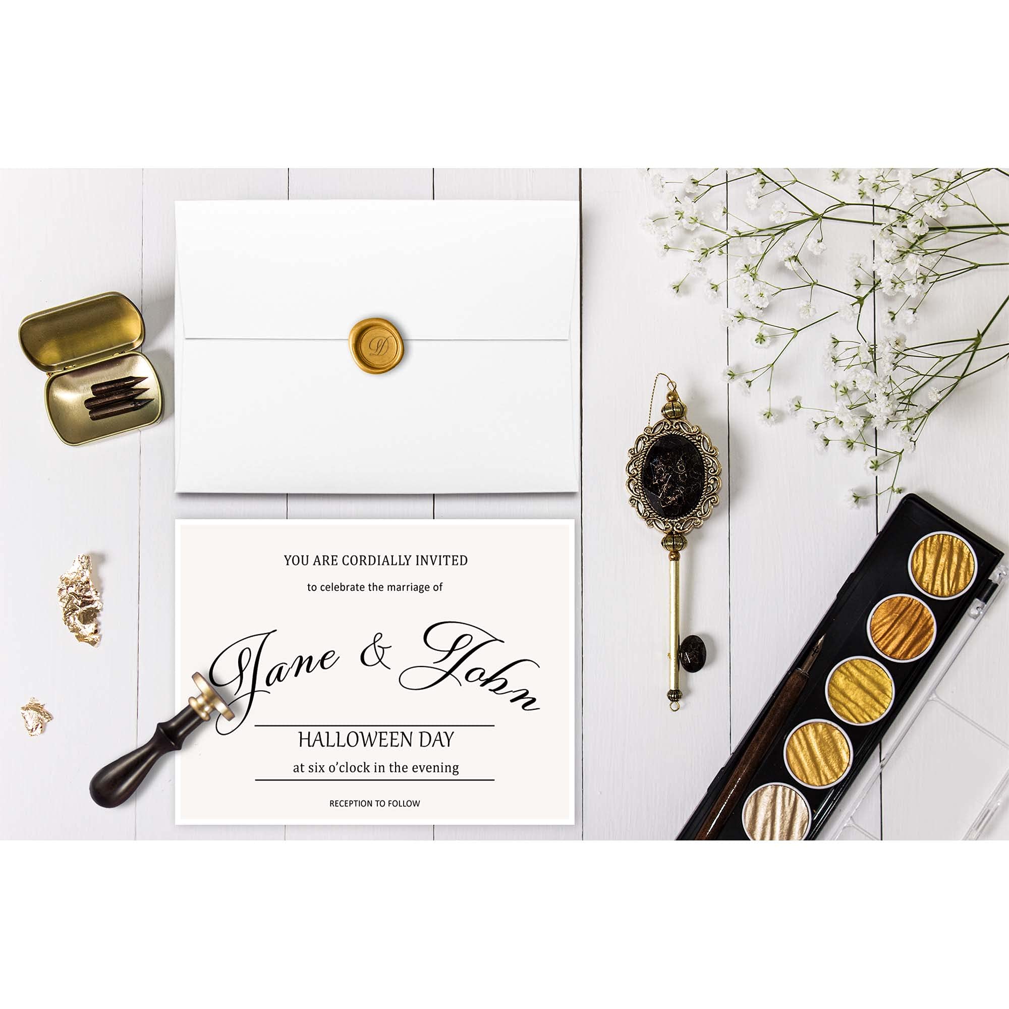 Premium A6 White Envelopes - Ultra Thick & Heavyweight for Wedding Invitations, Greeting Cards, Business Correspondence (100-Pack) - Perfect for Special Occasions & Professional Mailing