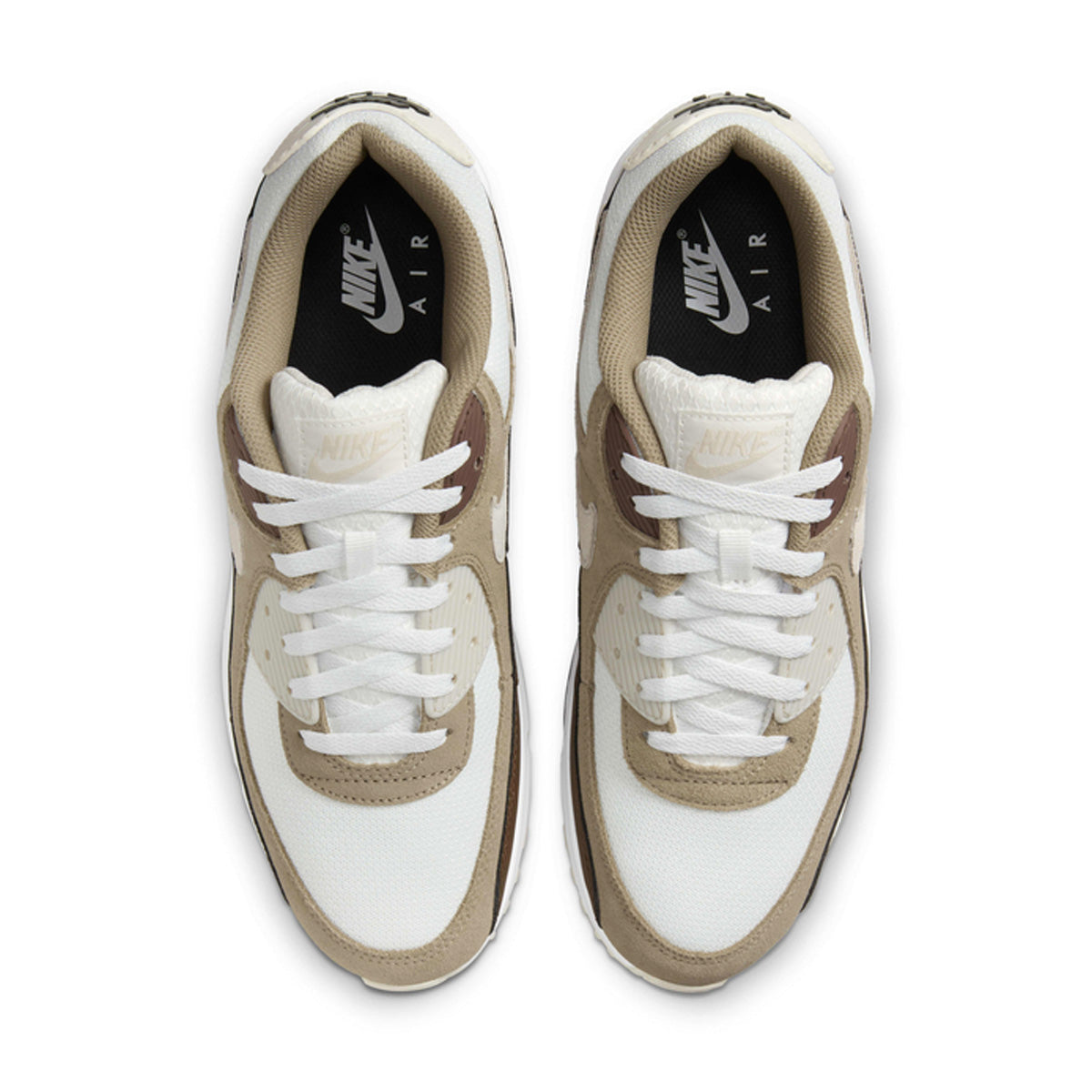 Nike Air Max 90 'Summit White Khaki' Men's Running Shoes - Classic Retro Sneakers for Casual Wear & Gym Workouts