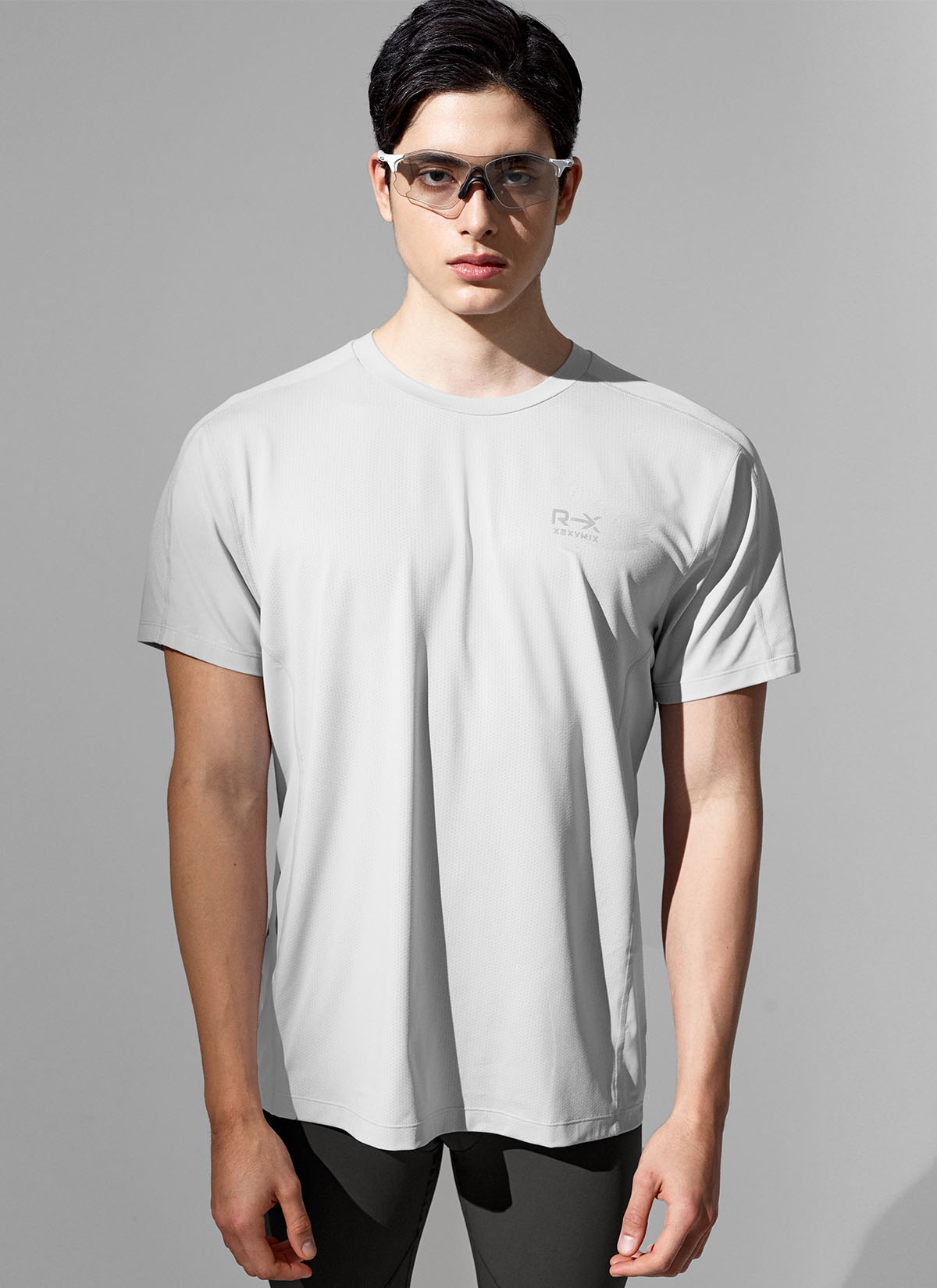 RX Aero Mesh Short Sleeve Men's Running Shirt - Lightweight Breathable Athletic Top for Jogging, Gym & Outdoor Sports