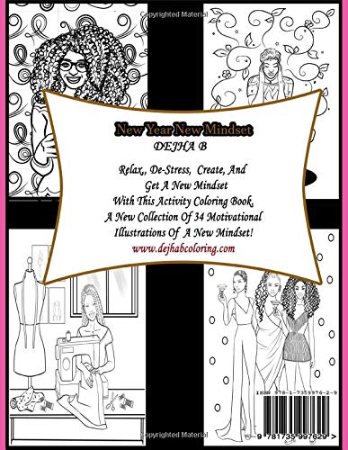 New Year New Mindset: Adult Coloring Book for Stress Relief & Mindfulness | Creative Therapy, Meditation & Self-Care Activity | Perfect for Relaxation, Anxiety Relief & Personal Growth
