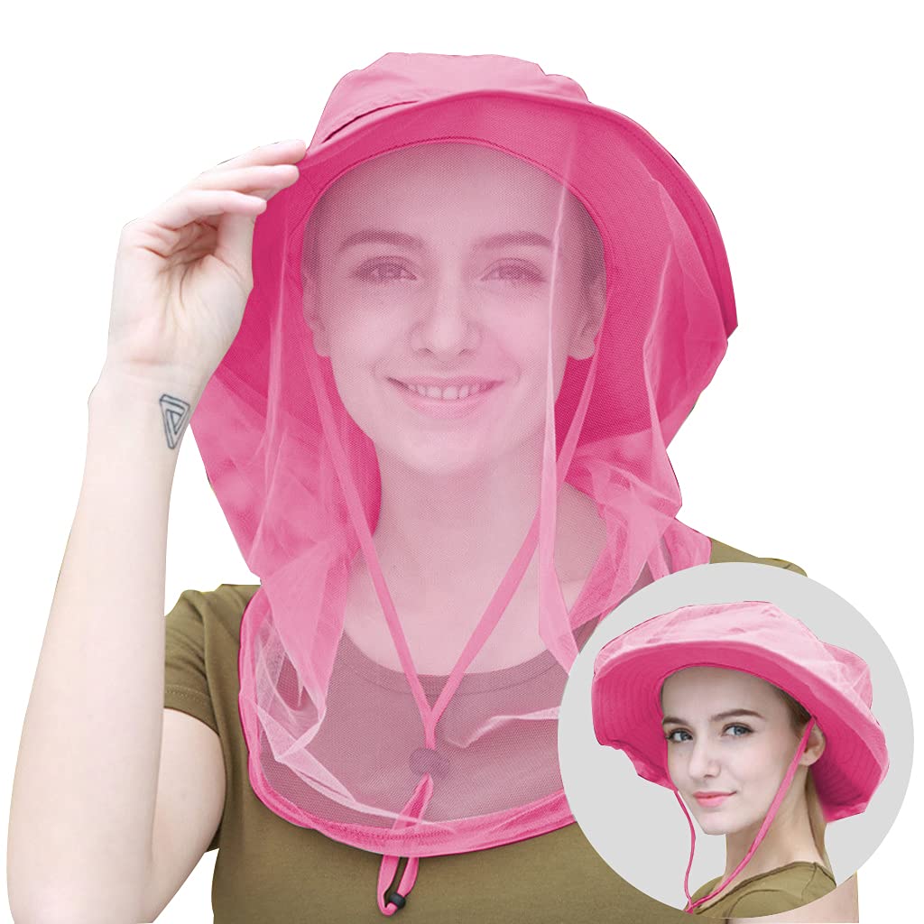 UPF 50+ Fishing & Sun Hat with Removable Netting - UV Protection Outdoor Hat for Men & Women - Perfect for Camping, Hiking, Safari, Beach & Gardening Adventures