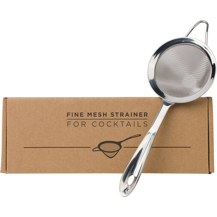 Premium Black Fine Mesh Strainer - Ultra-Fine Kitchen Sieve for Tea, Coffee, Herbs & Cooking - Ideal for Filtering, Sifting & Straining Liquids