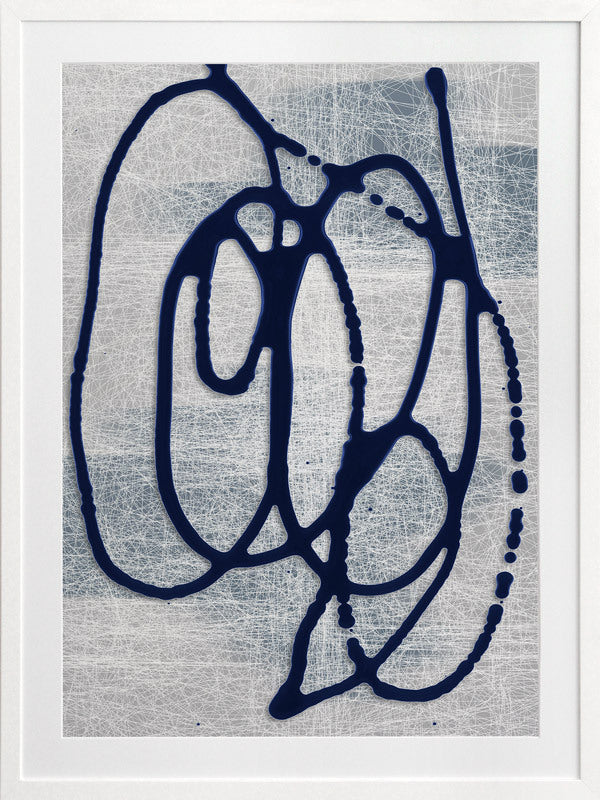 Disparity II Framed Art Print - Modern Abstract Wall Decor for Living Room, Bedroom & Office - Ready to Hang Canvas Painting for Home & Office Decoration