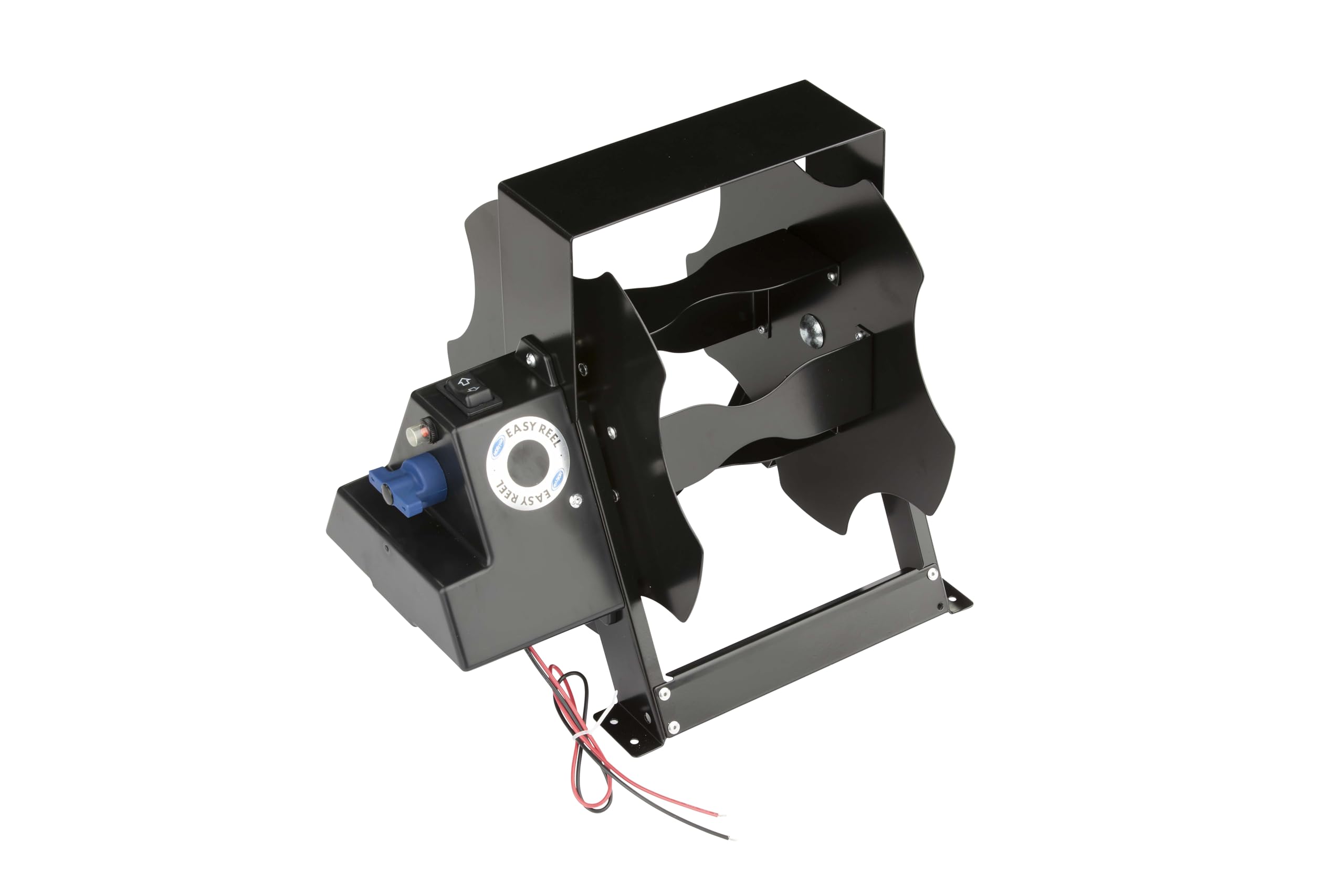 MORryde REEL56-014H Motorized Easy Reel Spooler - Heavy Duty Power Cord Storage Solution for RV, Boat & Outdoor Use | Compact & Convenient Cable Management System
