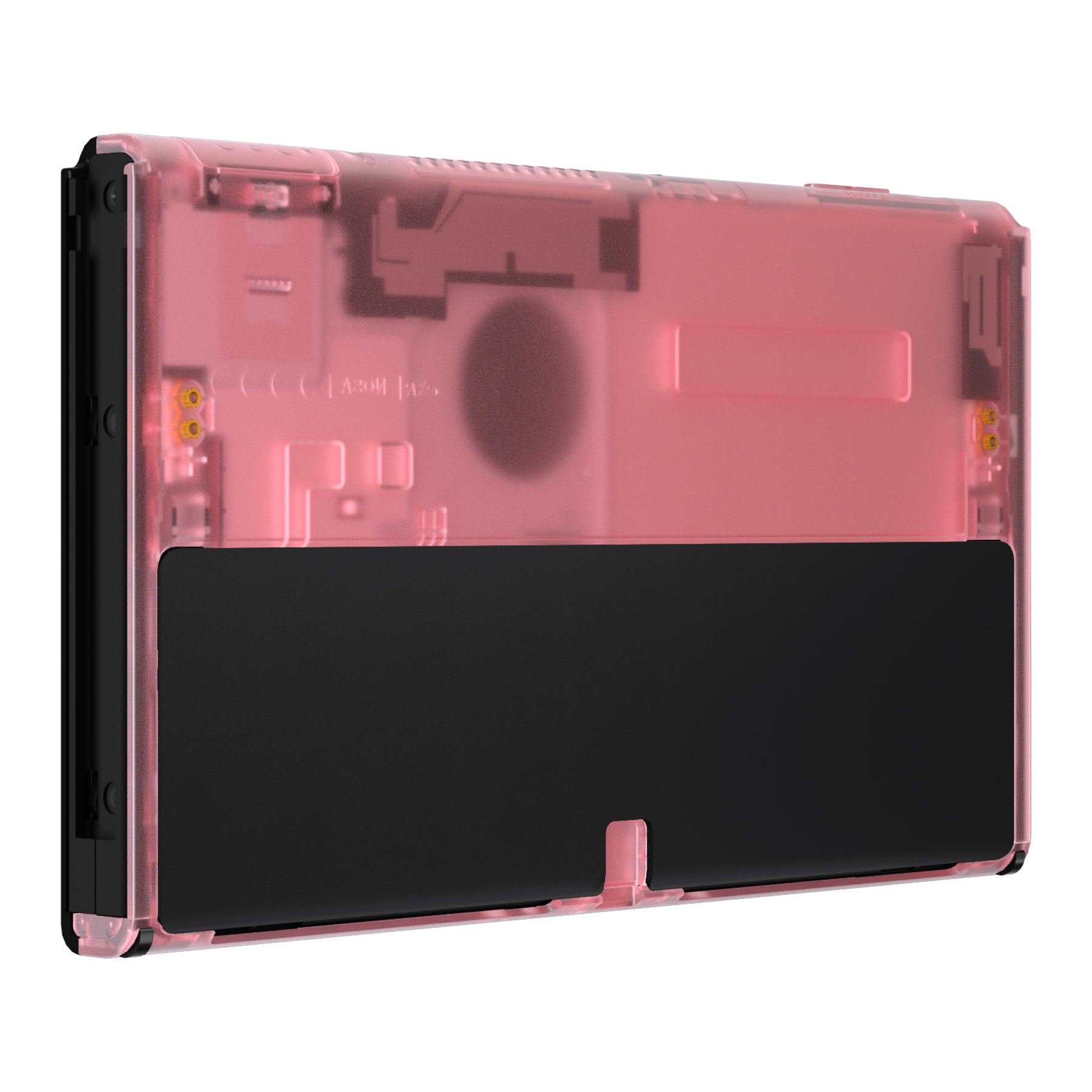 eXtremeRate Cherry Pink DIY Replacement Back Plate Housing Shell Case for Nintendo Switch OLED Console - JoyCon & Kickstand Not Included - Perfect for Customization, Gaming Setup, and Personal Style Enhancement BNSOM5004