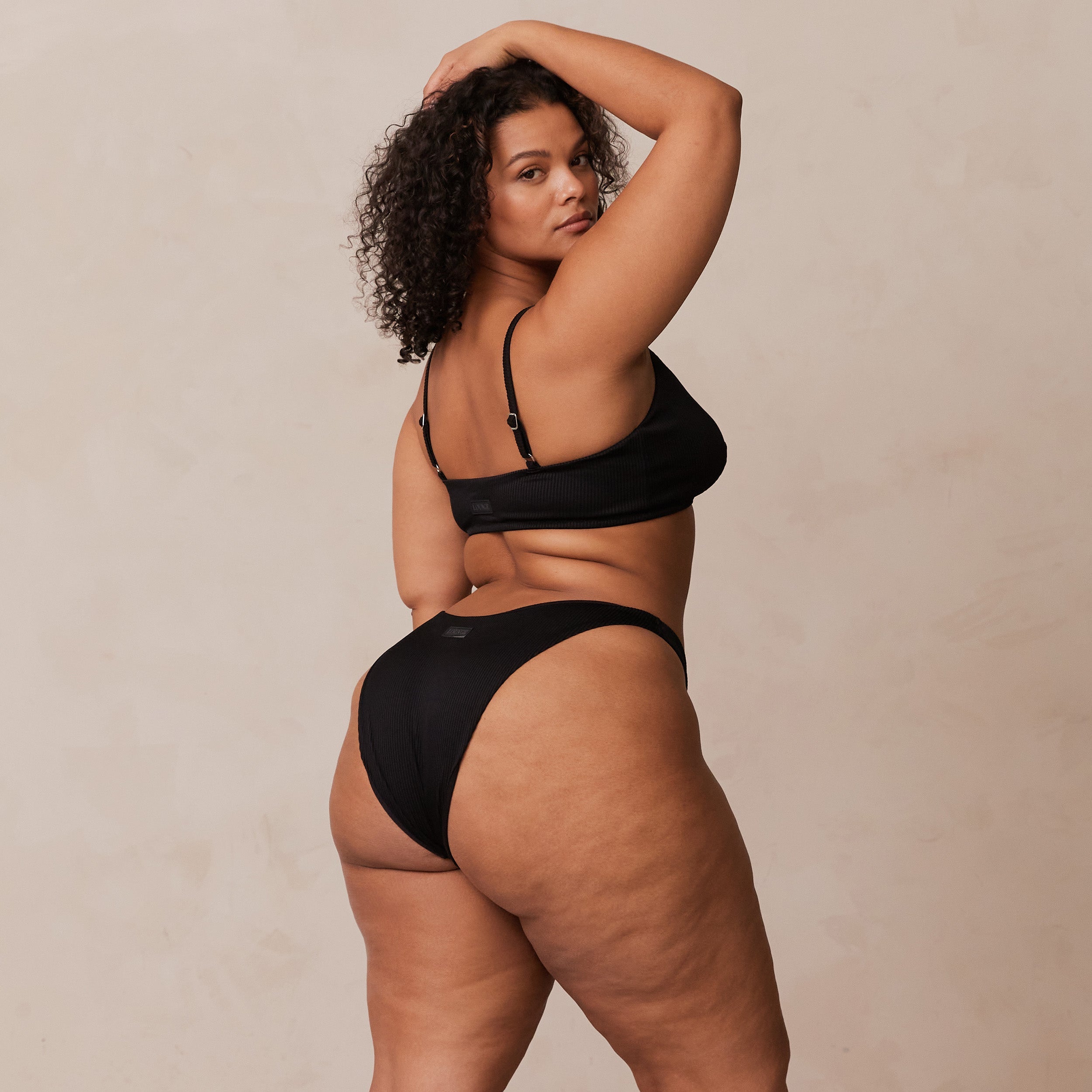 Seamless Ribbed Triangle Bralette - Black Lace Underwire Bra for Women | Comfortable & Sexy for Everyday Wear, Yoga, and Lounge