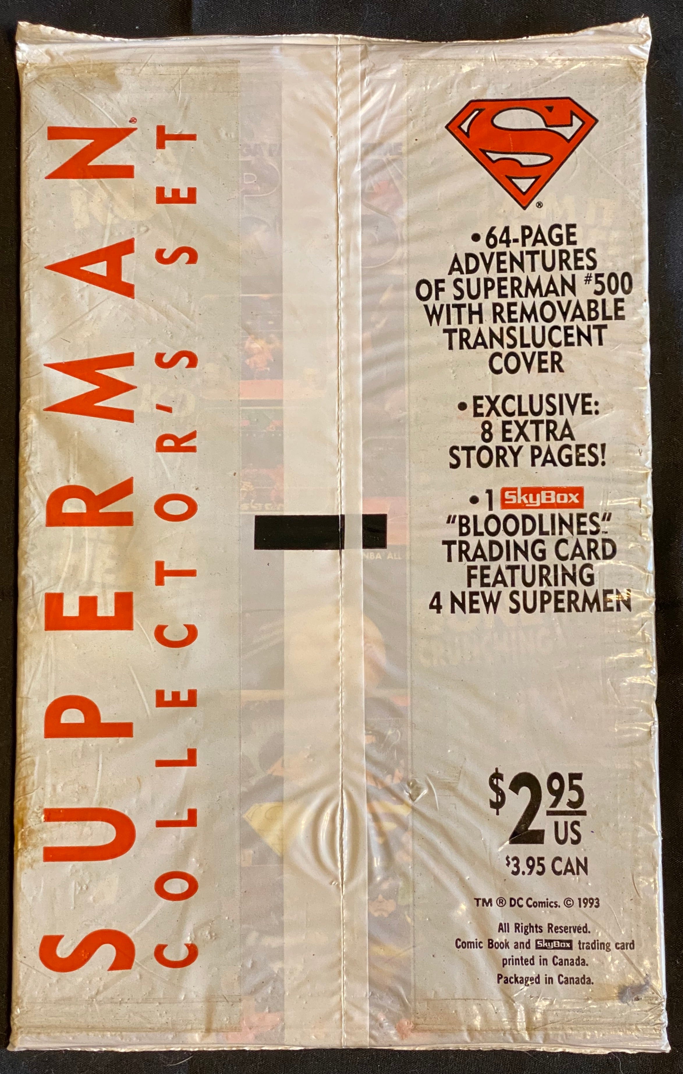 New Sealed DC Comic Book Superman #500 (June 1993) - Return of Superman | Rare Collectible Edition | Perfect for Comic Book Collectors & Superman Fans | Great Gift for Birthday, Christmas & Special Occasions