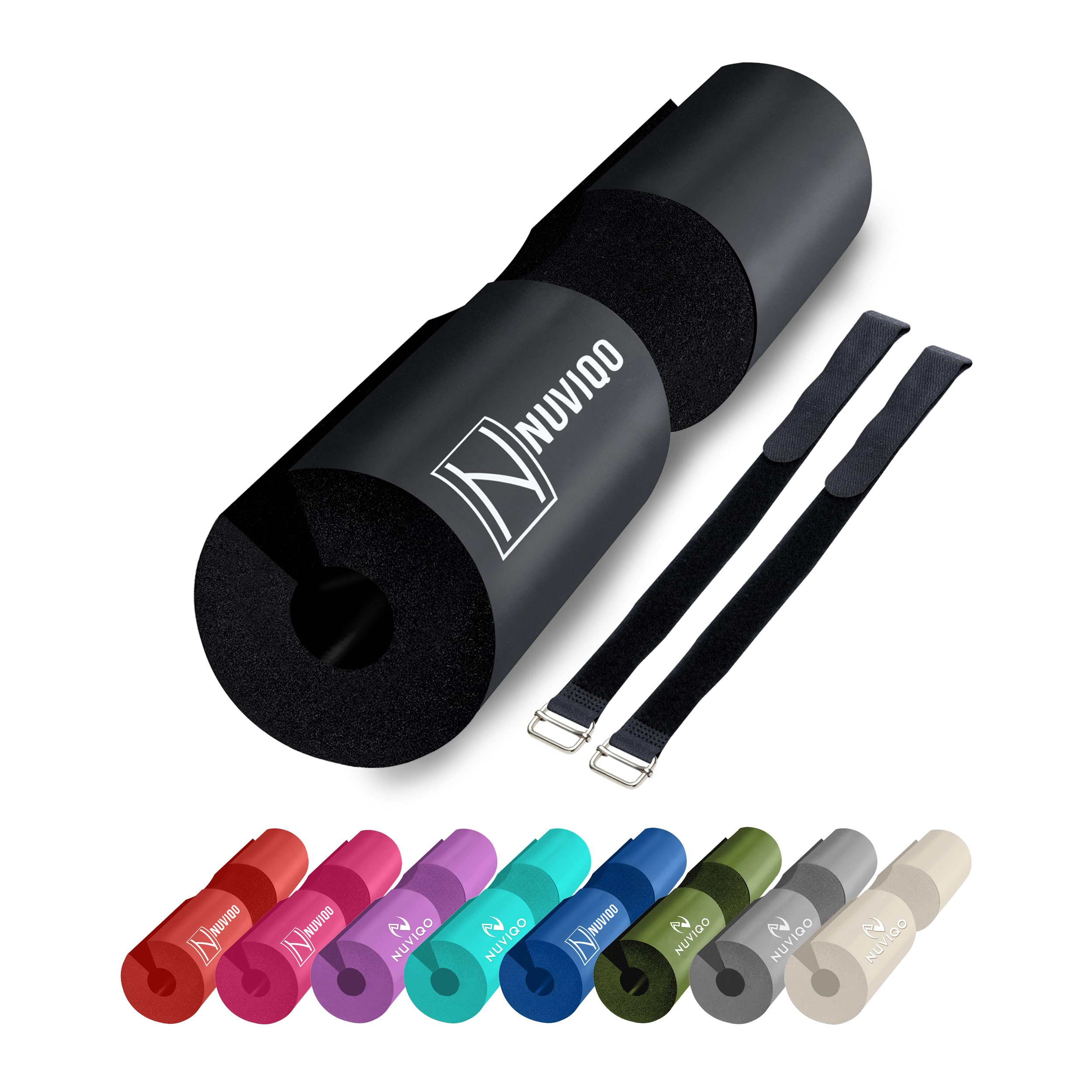 Barbell Pad for Squats and Lunges - Hip Thrust Cushion for Standard & Olympic Bars - Comfortable Neck & Shoulder Support - Perfect for Home Gym, CrossFit & Weight Training