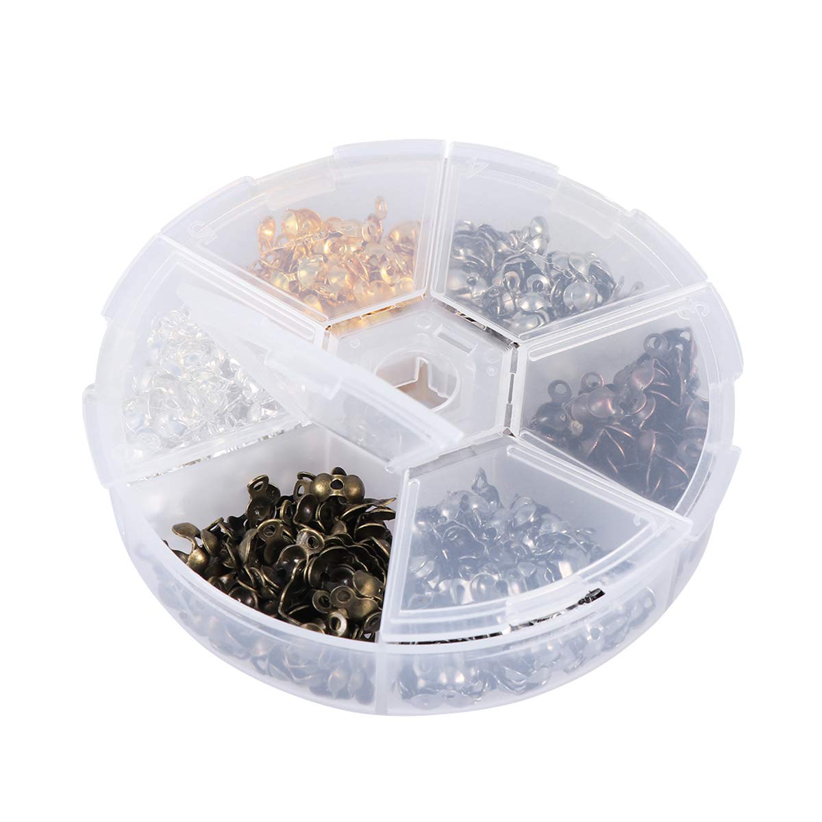1 Box Jewelry Buckle Clamshell Necklace - 12 Pack Bulk Wholesale Jewelry Findings for DIY Crafting, Necklace Making & Jewelry Repair | Perfect for Beaders, Jewelry Designers & Craft Enthusiasts