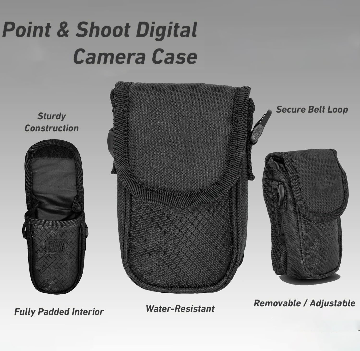 Acuvar 16MP Digital Camera Kit with Tripod - Perfect for Vlogging, Travel & Photography | Includes SD Card Reader, 4 AAA Batteries, Charger, 6-Slot Card Holder, Lens Cleaner & Carrying Case