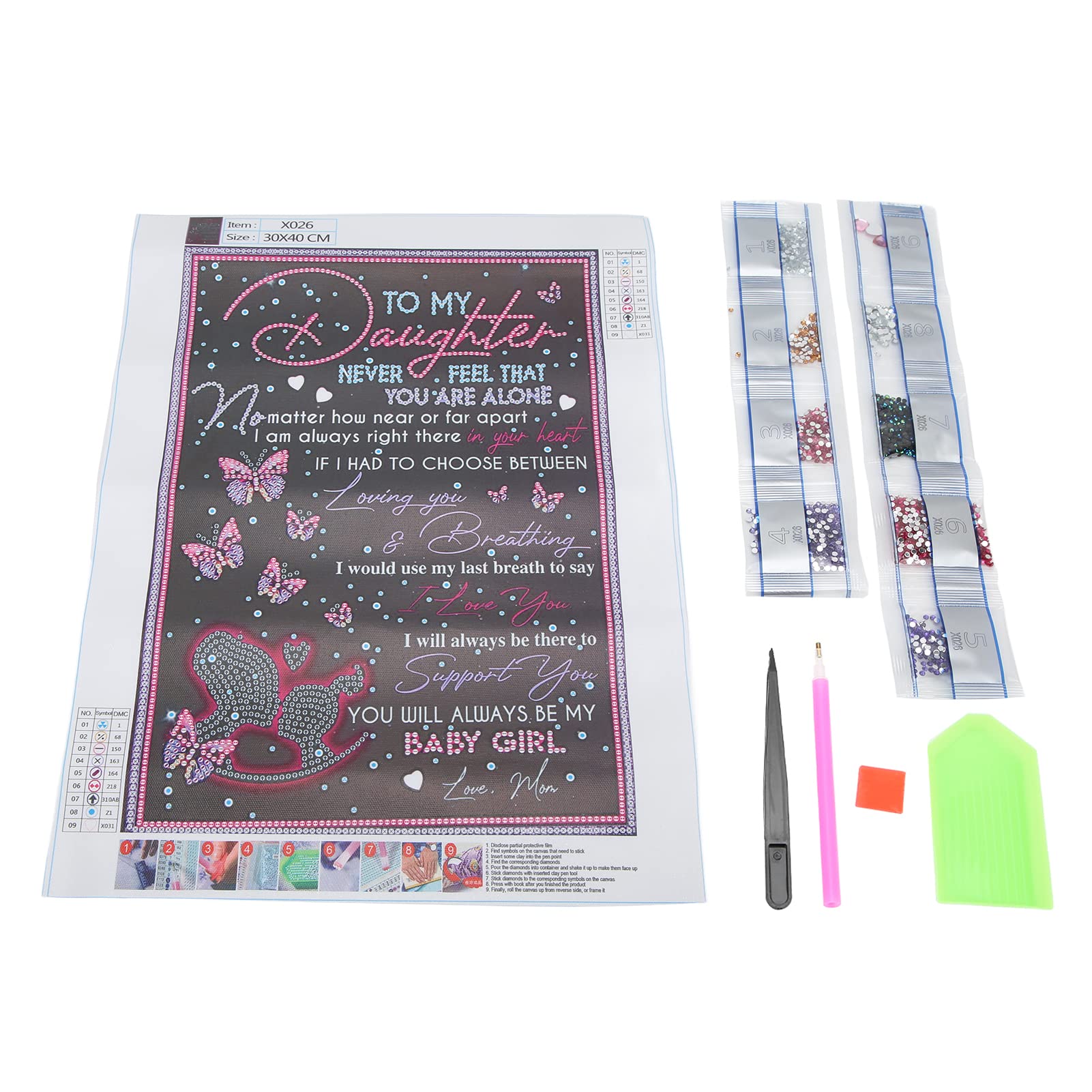 Waterproof Rhinestone Painting Kit - DIY Diamond Art for Father's Day Gift, Living Room & Bedroom Wall Decor - Perfect for Home, Office & Party Decoration