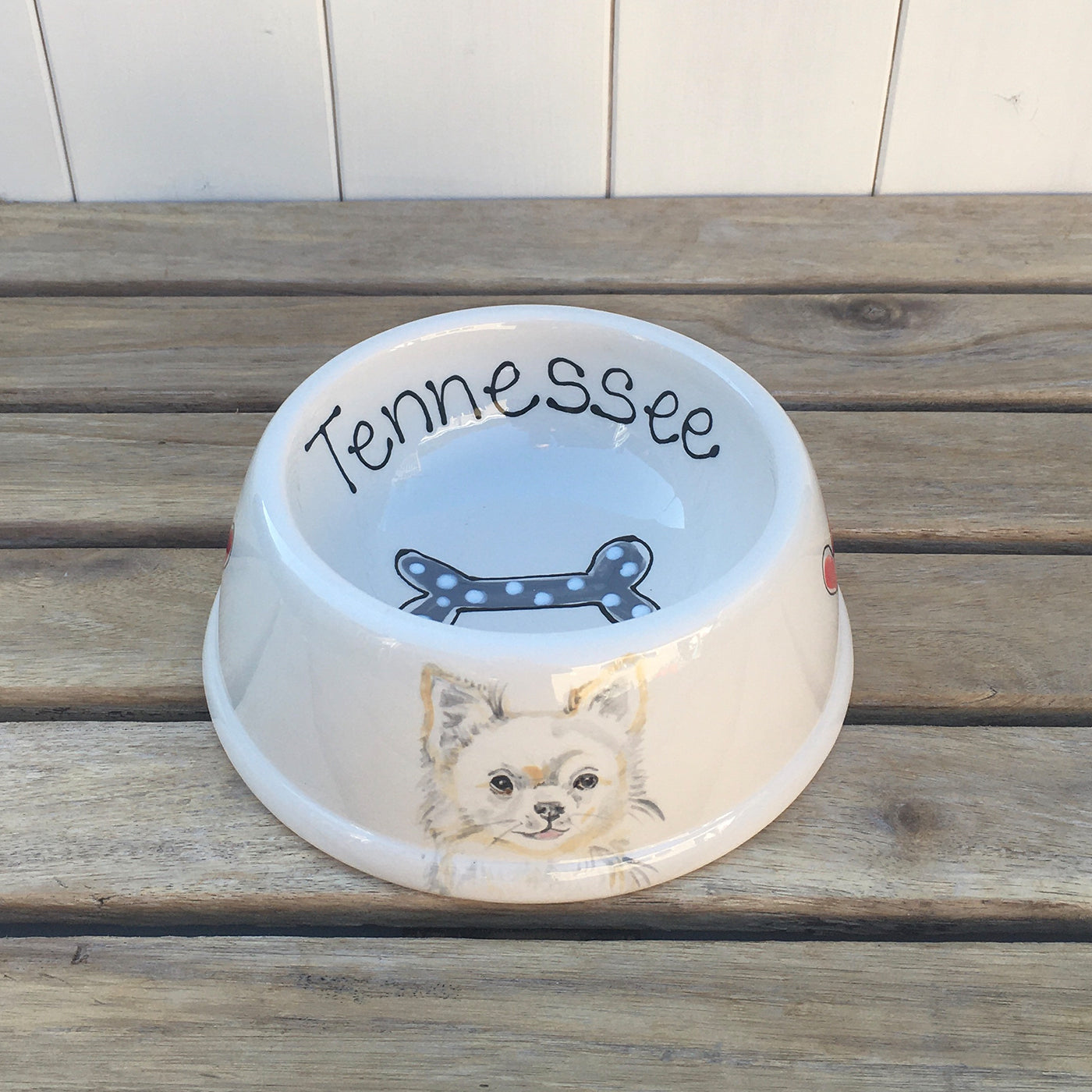 Purple Glaze Angled Portrait Dog Bowl - Elevated Pet Food Dish for Small & Medium Dogs - Perfect for Home, Travel & Outdoor Use