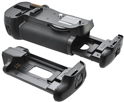 Nikon D800 D810 Battery Grip Kit with 4 EN-EL15 Batteries & Fast Charger | Vertical Shooting Grip for DSLR Camera | Perfect for Travel, Wedding & Outdoor Photography