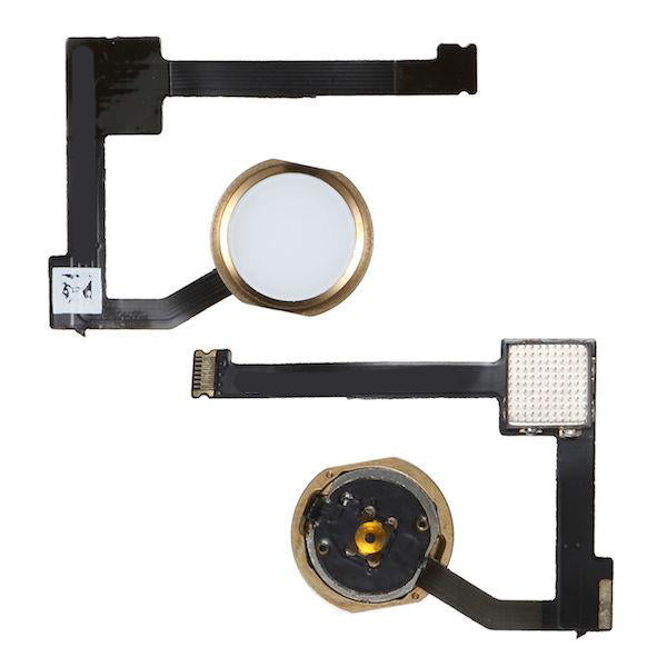 Original iPad Air 2 Home Button with Flex Cable Replacement - Black, White or Silver Options | DIY Repair Kit for Screen & Touch ID Fix | Perfect for Tech Enthusiasts & Home Repairs