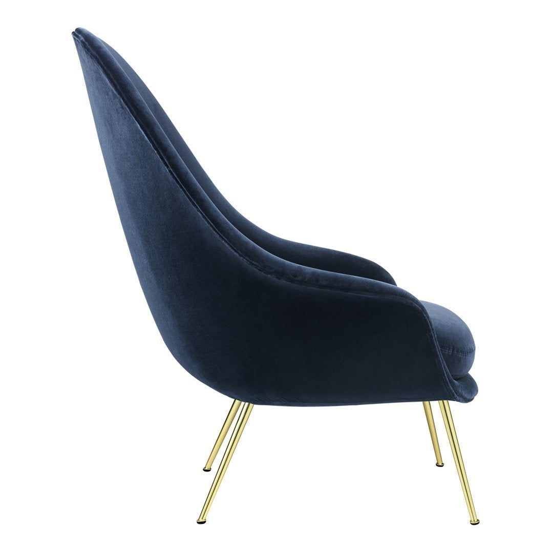 Bat Lounge Chair - High Back Ergonomic Design with Conic Base for Living Room, Bedroom, or Office Relaxation