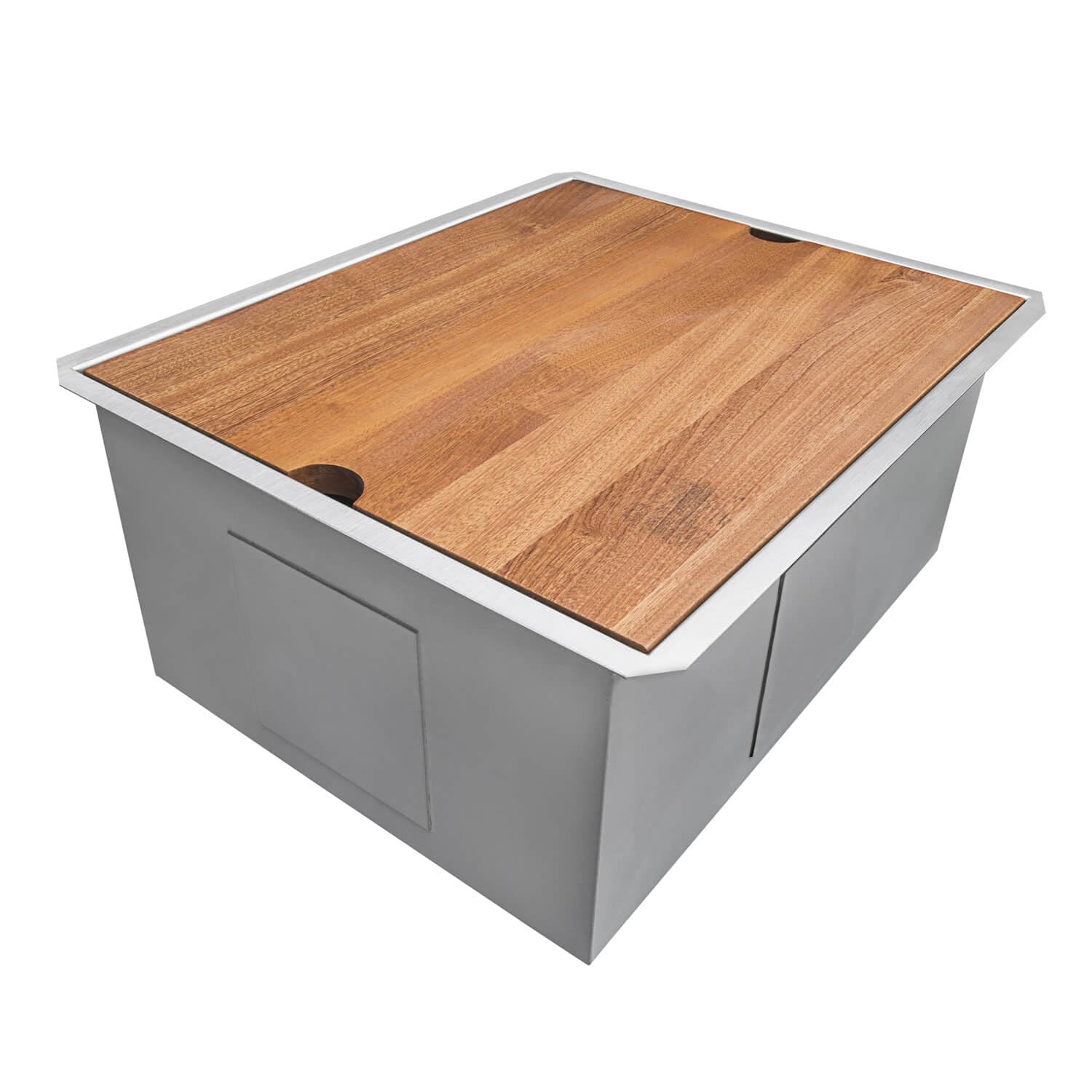 Ruvati 21-inch Undermount Stainless Steel Kitchen Sink - 16 Gauge Single Bowl Workstation Bar Prep Sink with Ledge (Model RVH8307) | Perfect for Food Prep, Dishwashing & Entertaining in Modern Kitchens