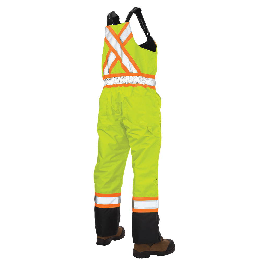 Tough Duck Ripstop Insulated Safety Bib Overall S876 - Heavy Duty Workwear for Construction, Farming & Outdoor Jobs - Waterproof & Durable Coveralls for Cold Weather Protection