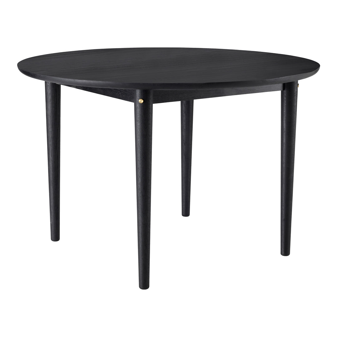 Modern C62 Bjork Round Dining Table - Scandinavian Style Wooden Table for Kitchen, Dining Room & Small Spaces | Perfect for Family Gatherings & Dinner Parties