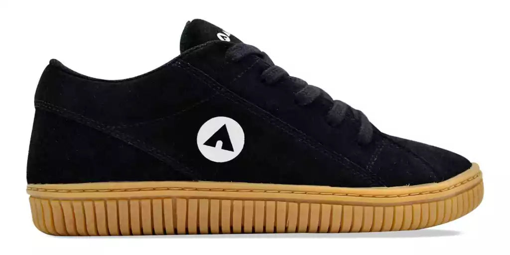 Air Walk H One Black Gum Sneakers - Comfortable Casual Shoes for Men & Women - Perfect for Walking, Running, and Everyday Wear