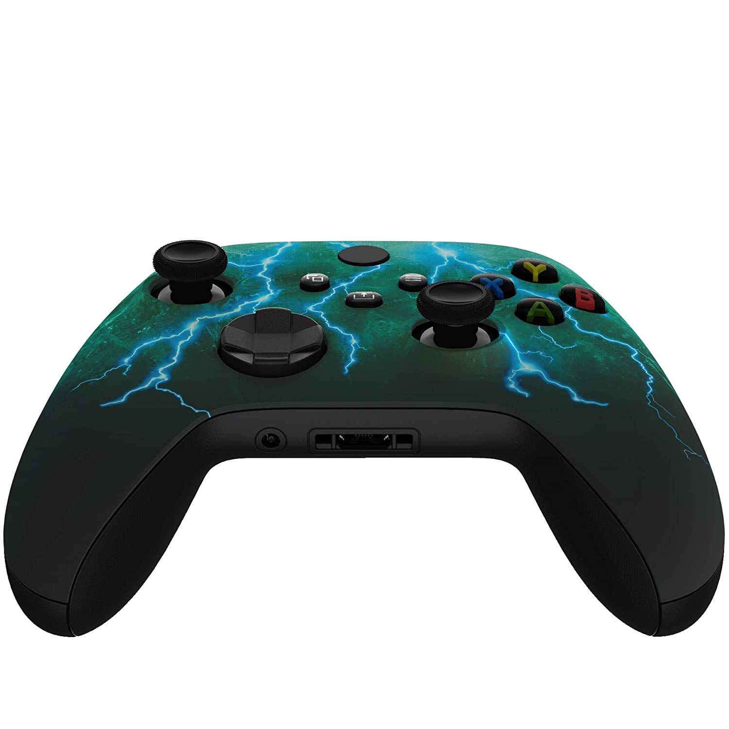 Modded Xbox Series/One S Rapid Fire Controller with Custom Shell - Drop Shot, Jump Shot & Quick Scope for All Games (Lightning) - Perfect for FPS, Battle Royale & Competitive Gaming