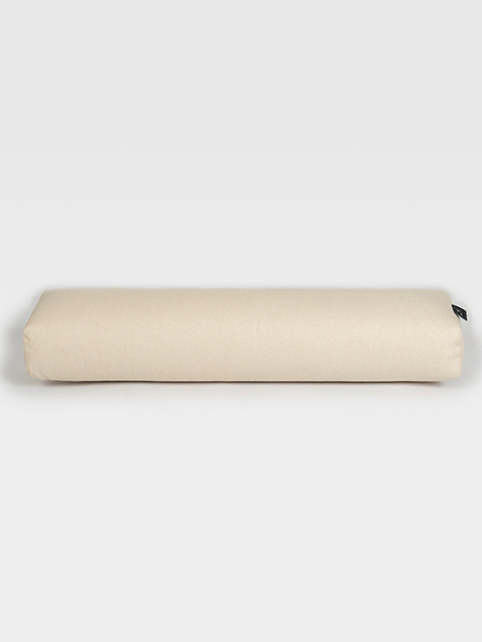 Organic Buckwheat Meditation Bolster Cushion for Yoga & Pranayama - Supportive Zafu Pillow for Home Studio, Zen Meditation & Relaxation - Perfect for Yoga Practice, Stress Relief & Mindfulness Training