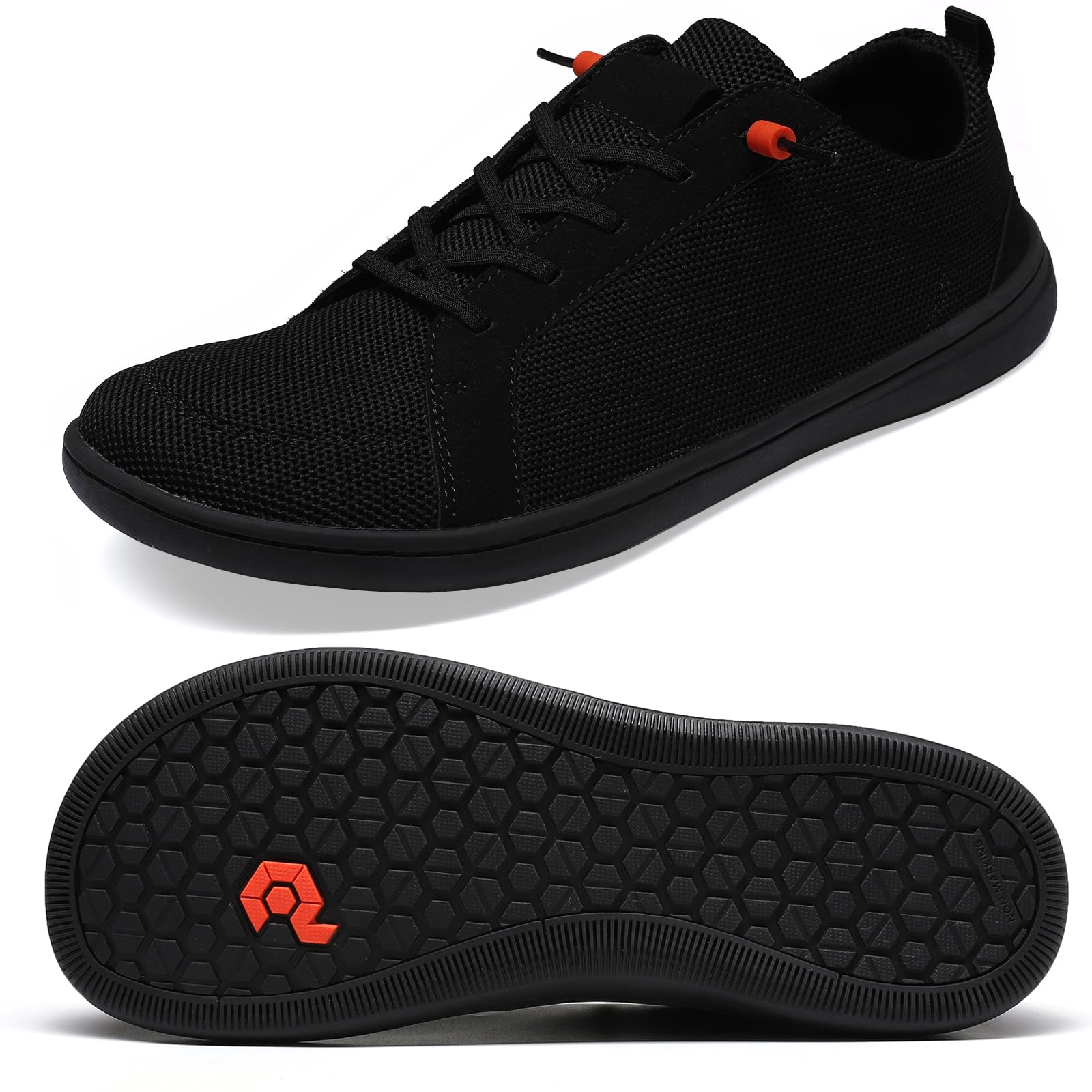 Barefoot Wide Toe Box Shoes for Men - Minimalist Zero Drop Slip-On Walking Shoes with Extra Wide Fit | Perfect for Natural Movement, Gym Training & Outdoor Activities