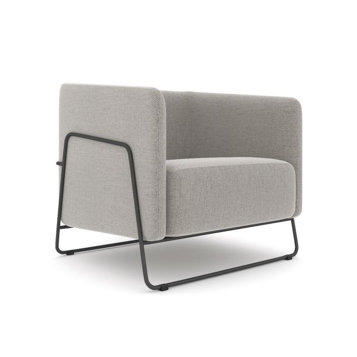 Friant Hanno Guest Chair Sofa FS81N 01 - Modern Accent Chair for Living Room, Office Waiting Area & Reception - Comfortable Upholstered Seating Furniture